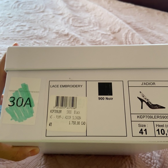 Brand New Lace Embroidery black Dior shoes - Picture 6 of 6